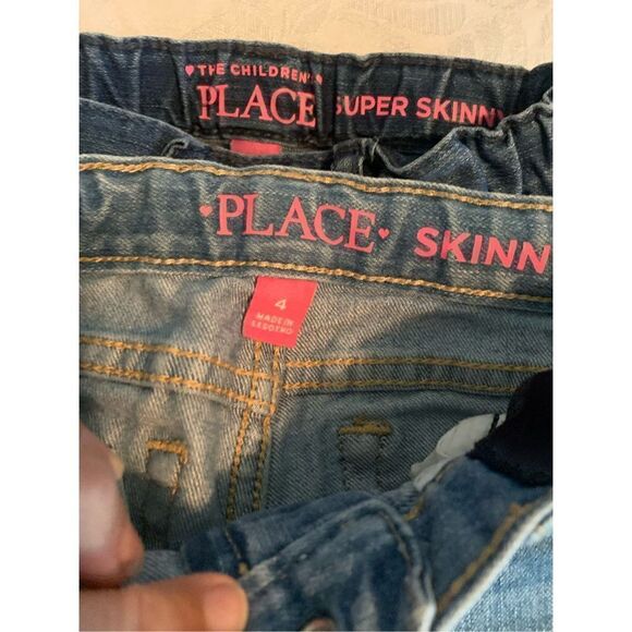 2 pair The Children’s Place Blue Jeans - Picture 4 of 4